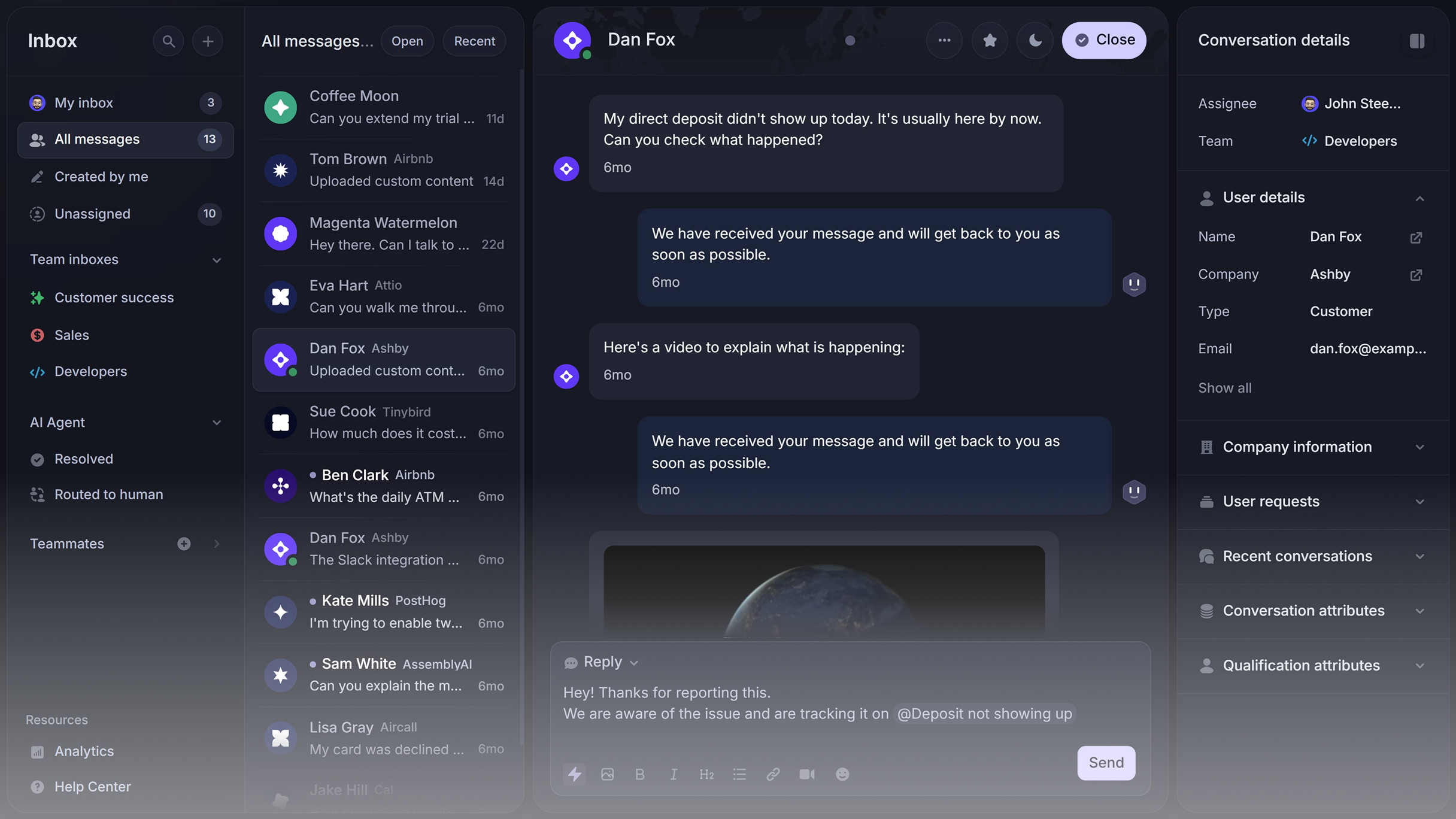 Image of the project app