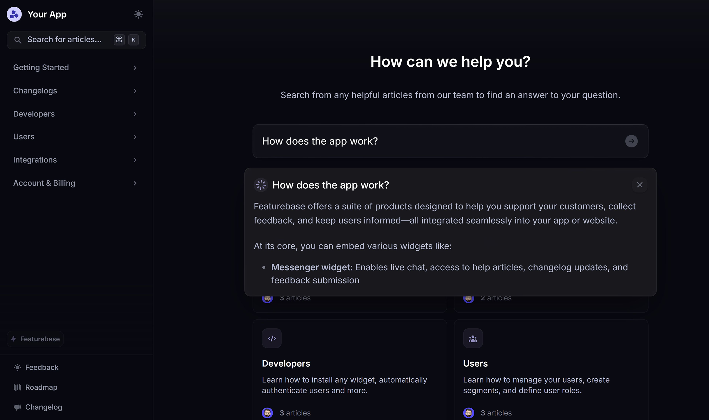 Image of the project app